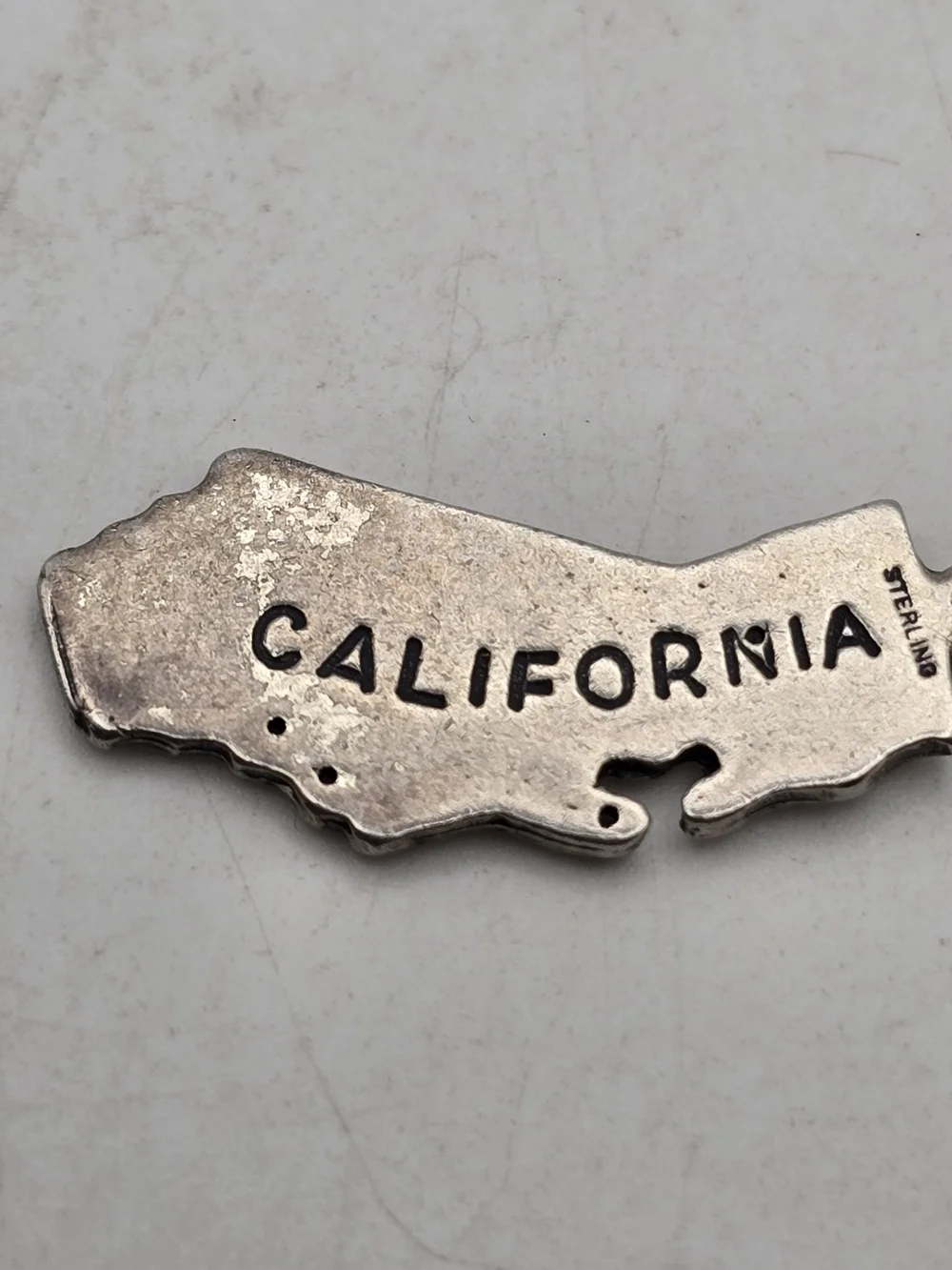 Sterling Silver California Knott's Berry Farm Souvenir Travel Charm